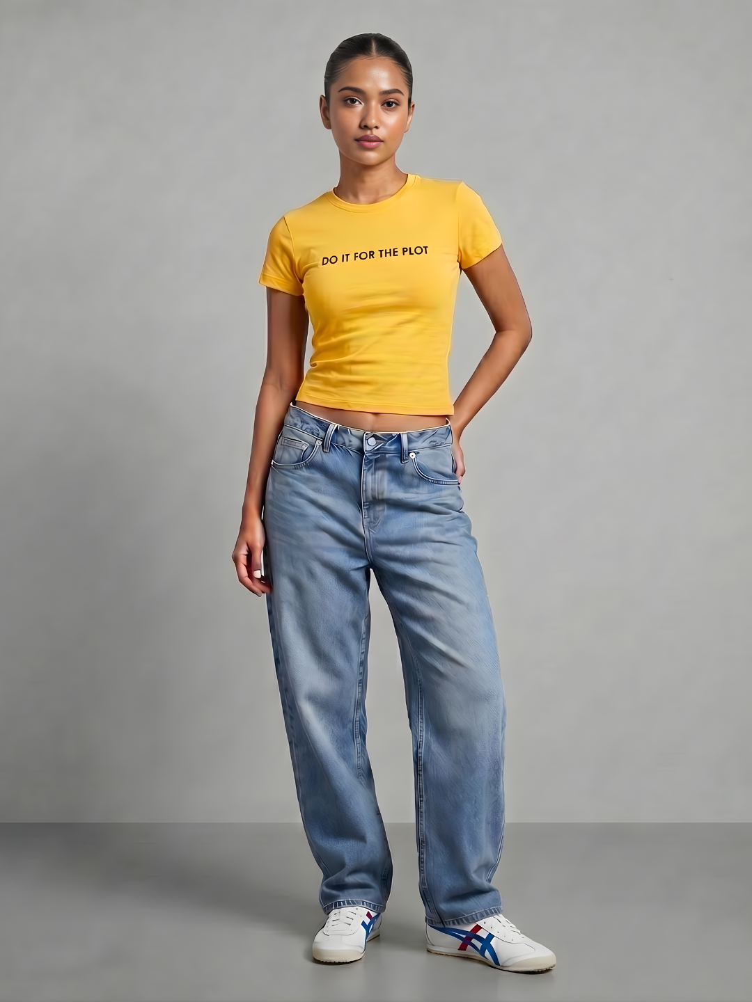 180 GSM Cotton Lycra Slogan Tee