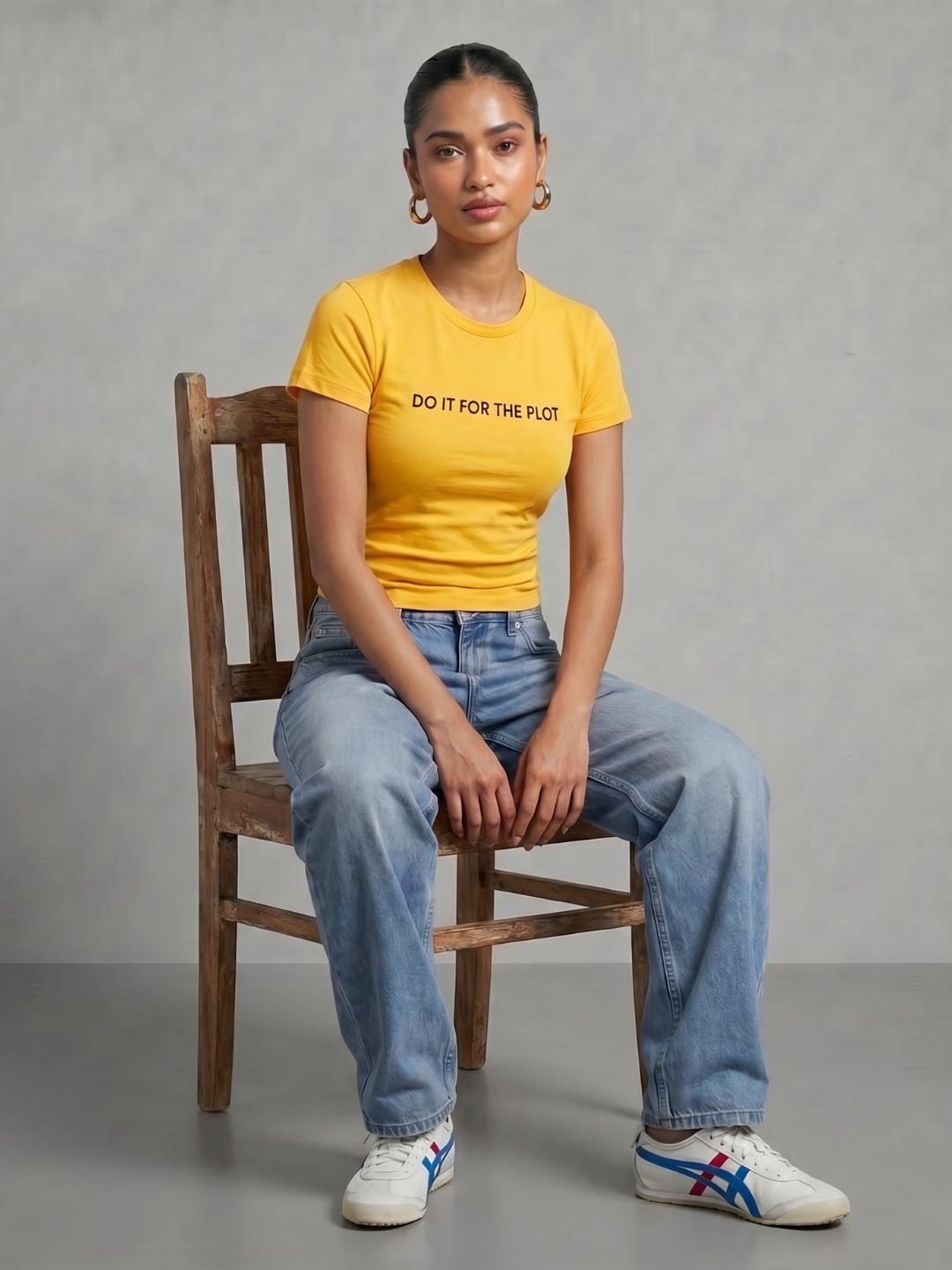 180 GSM Cotton Lycra Slogan Tee