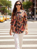 Printed Tie-Up Full Sleeve Cotton Shirt