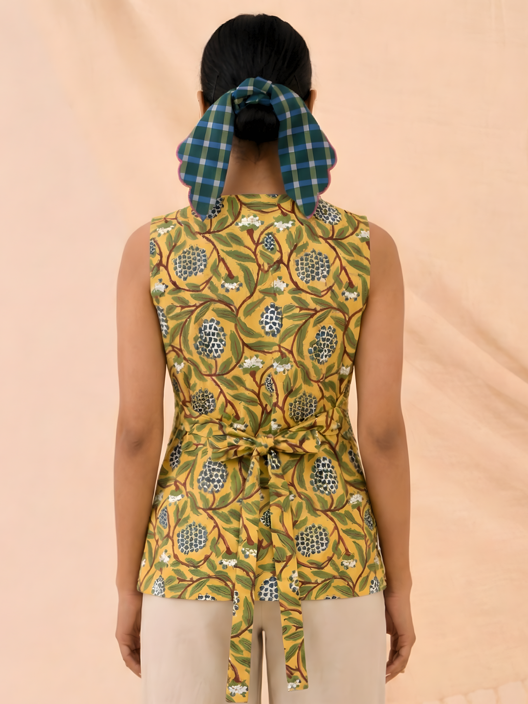 Pure Cotton Printed Waistcoat