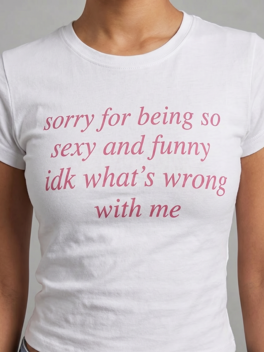 180 GSM Cotton Lycra Slogan Tee