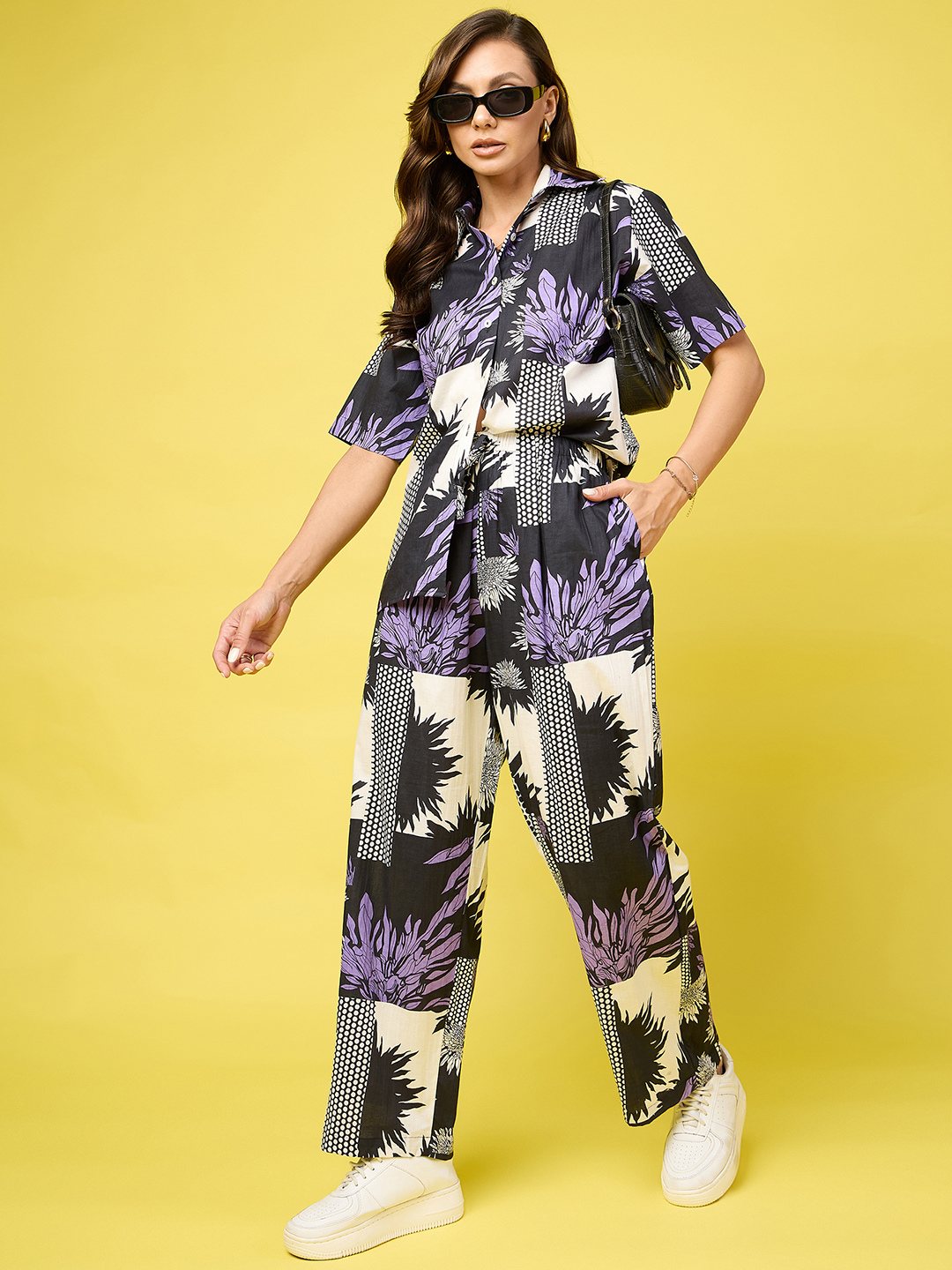 Printed Two Piece Cotton Coord Set