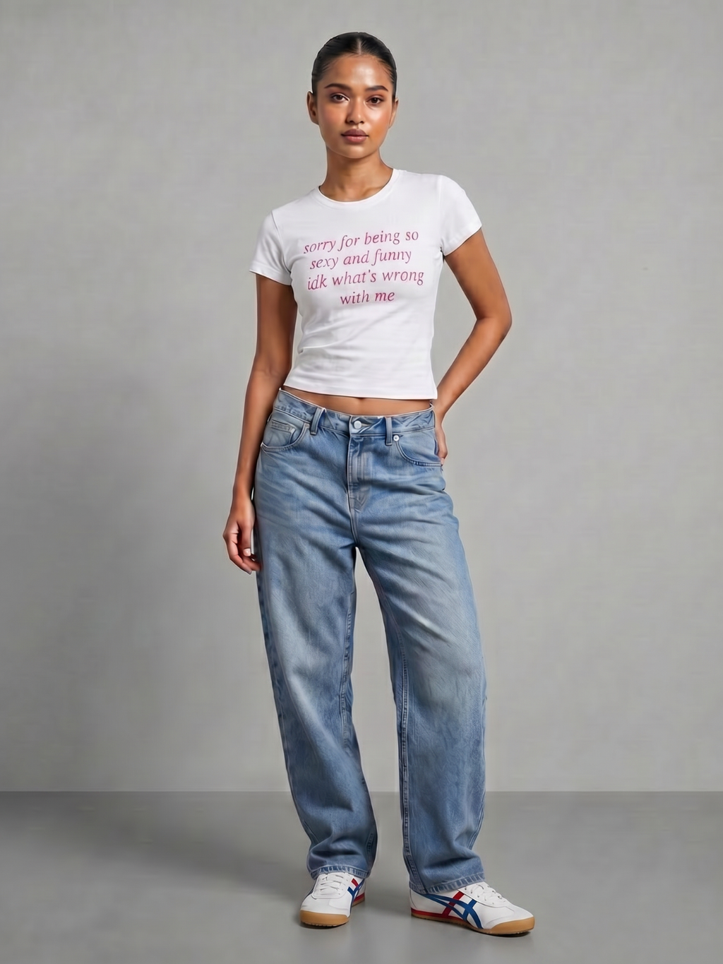 180 GSM Cotton Lycra Slogan Tee