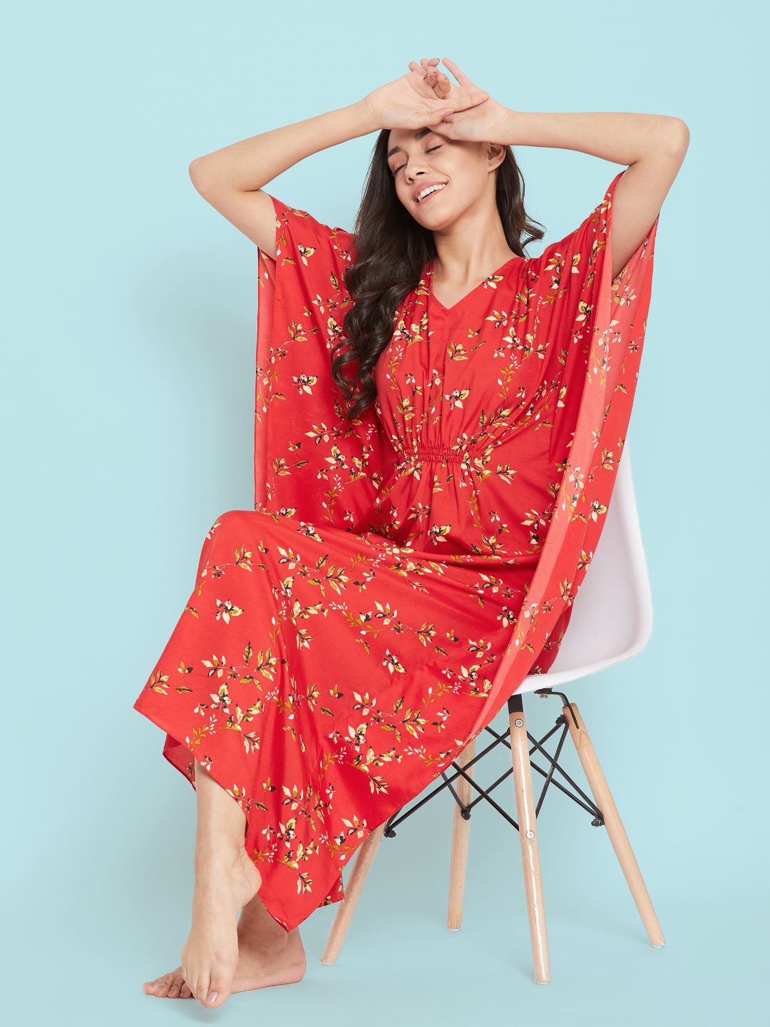 Comfortable Printed Kaftan/Nightie.