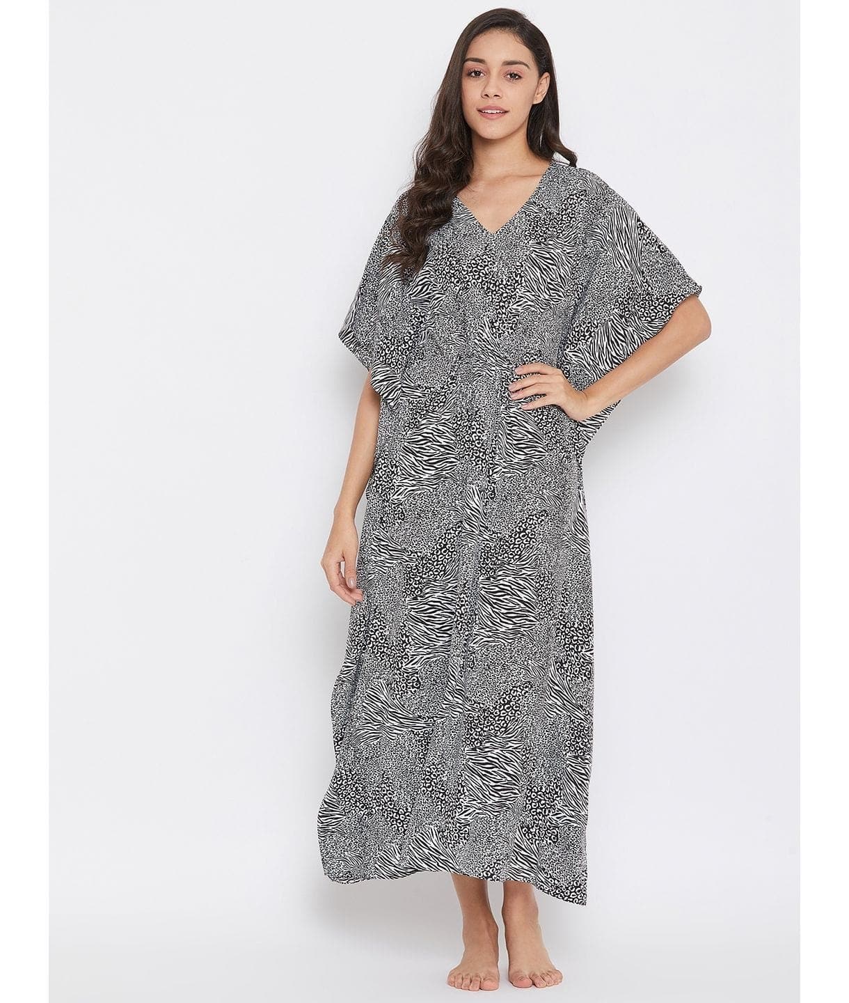 Comfortable Printed Kaftan/Nightie.