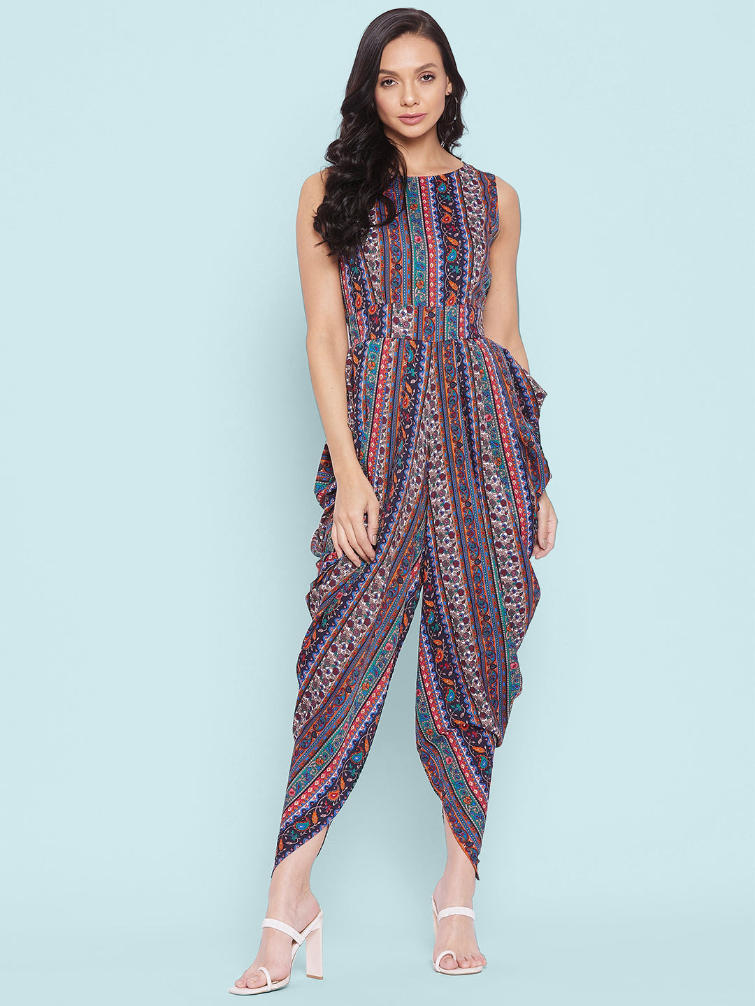 Elasticated Ethnic Dhoti Jumpsuit