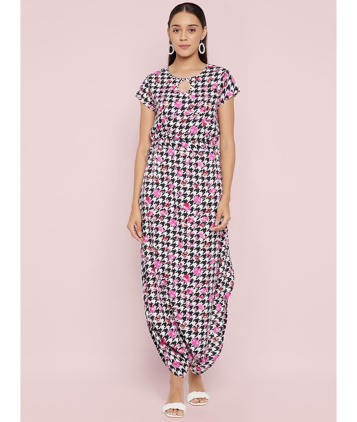 Cutout Dhoti Jumpsuit
