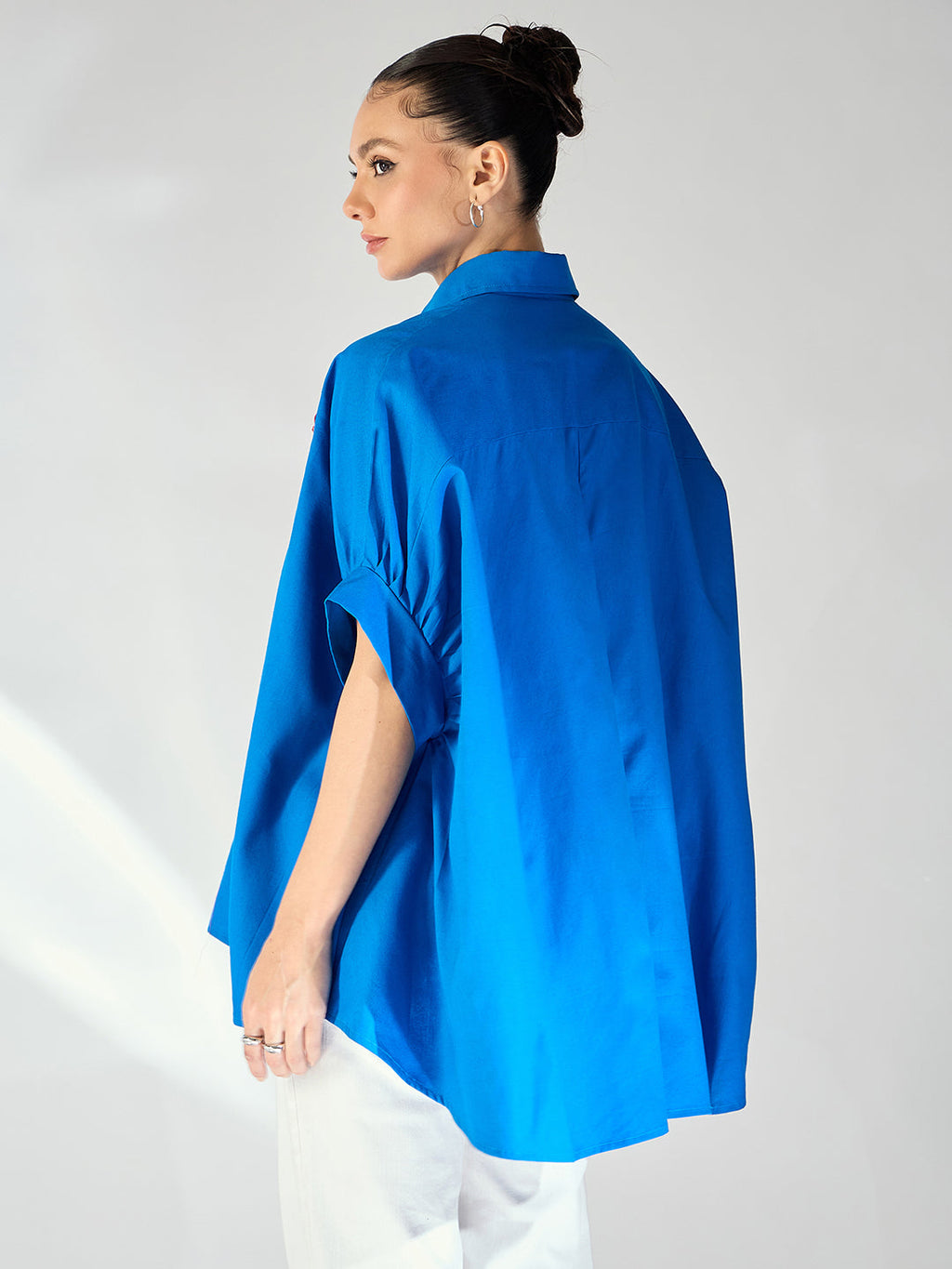 Antifit Embellished Pure Cotton Shirt