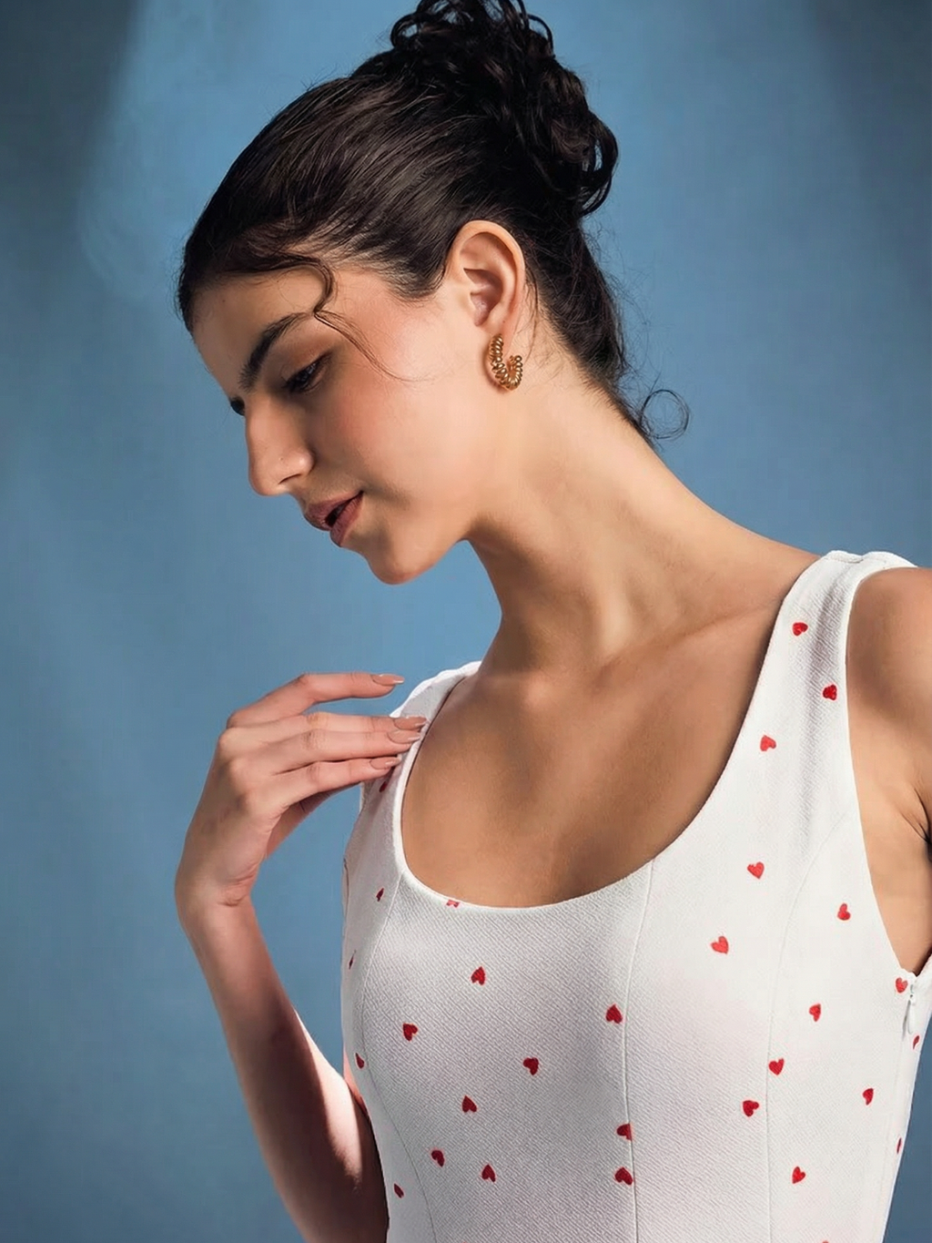 Stretchable Corset Fit & Flare Midi Dress