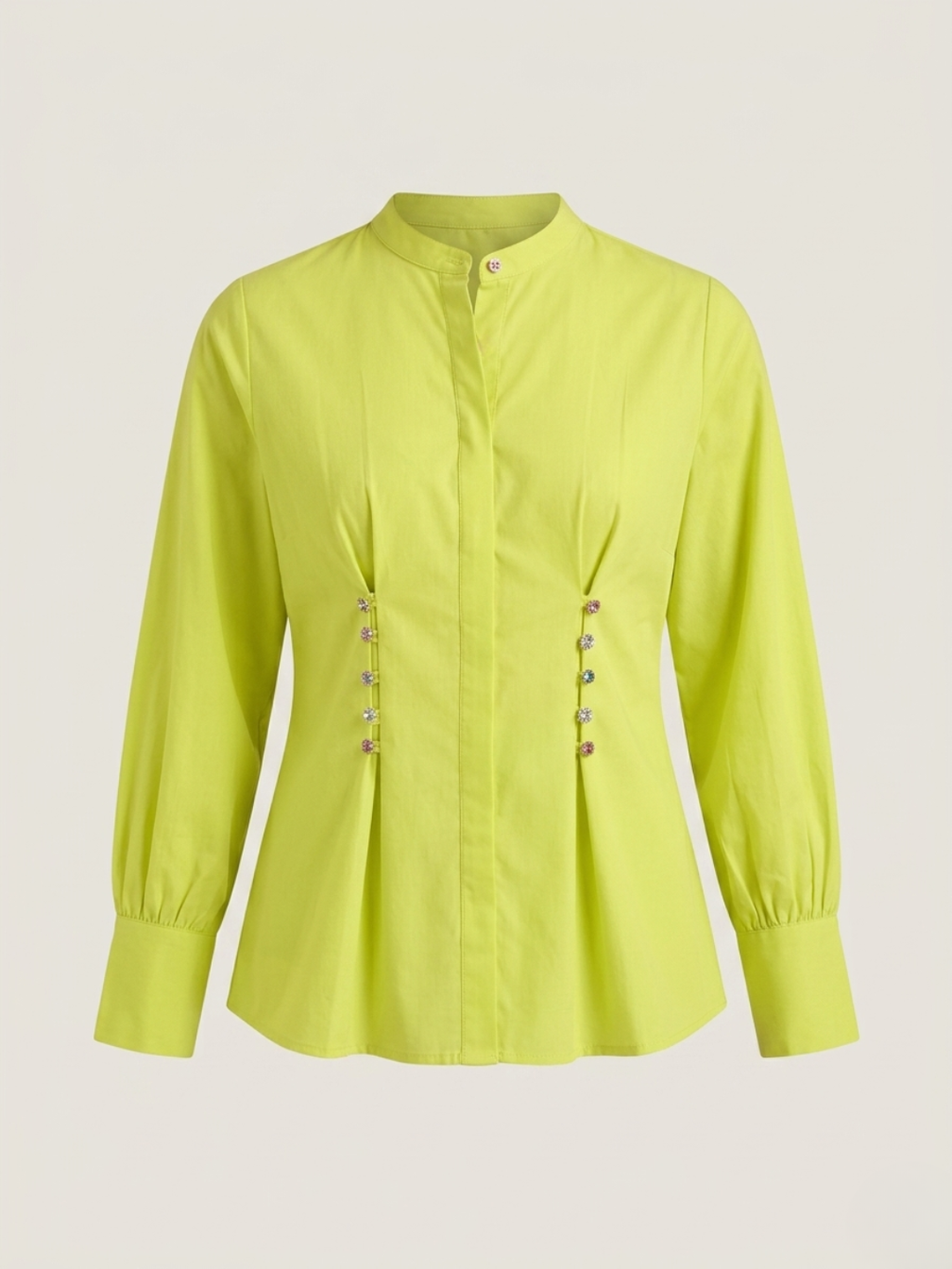 Pure Cotton Pleated Shirt