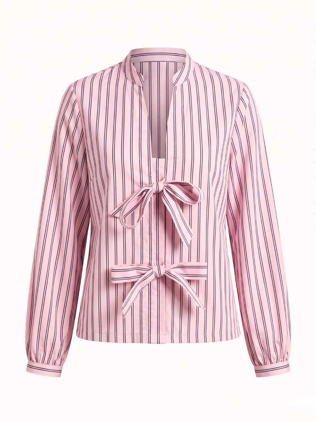 Pure Linen Front Tie-up Top