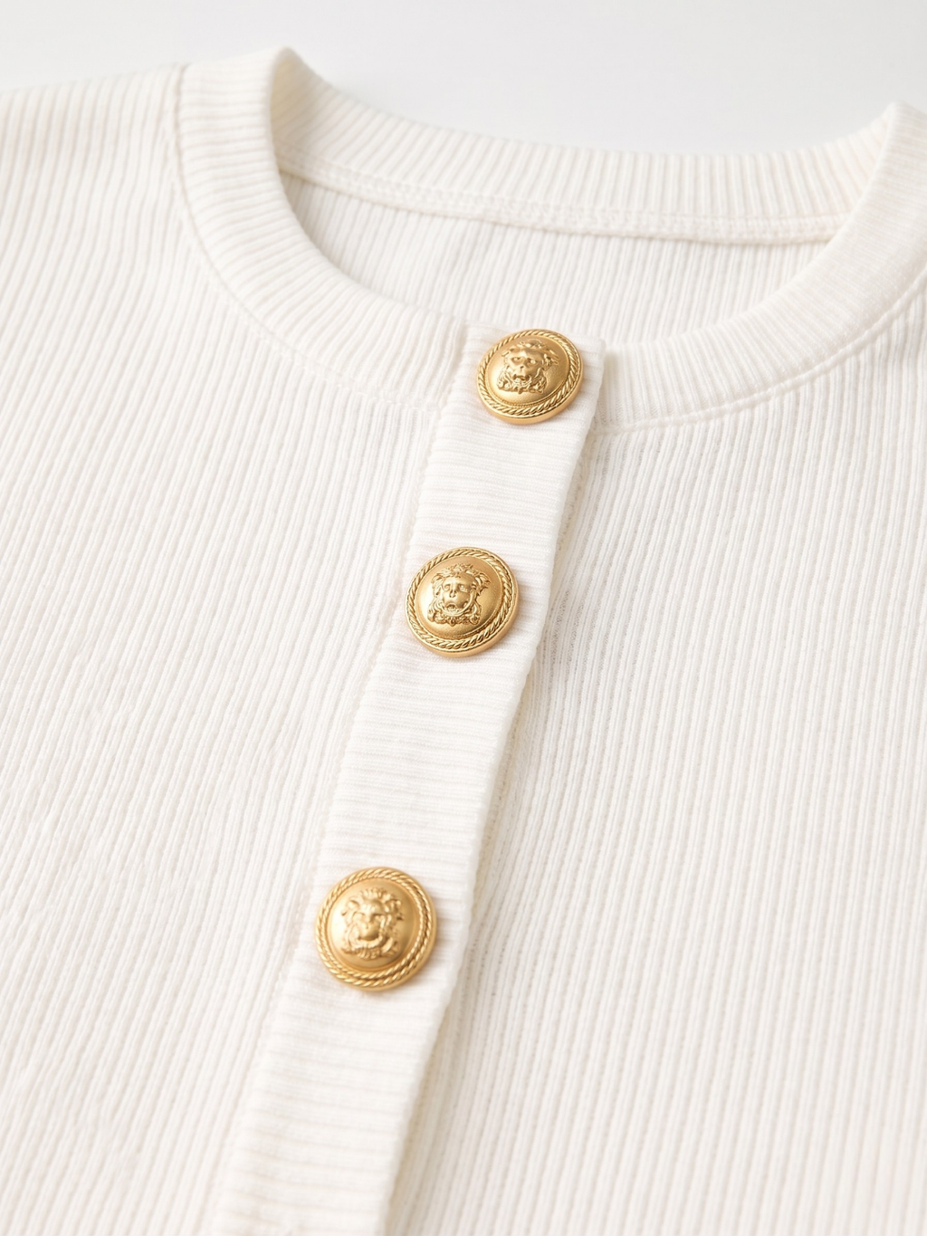 Stretchable Buttoned Waistcoat Top