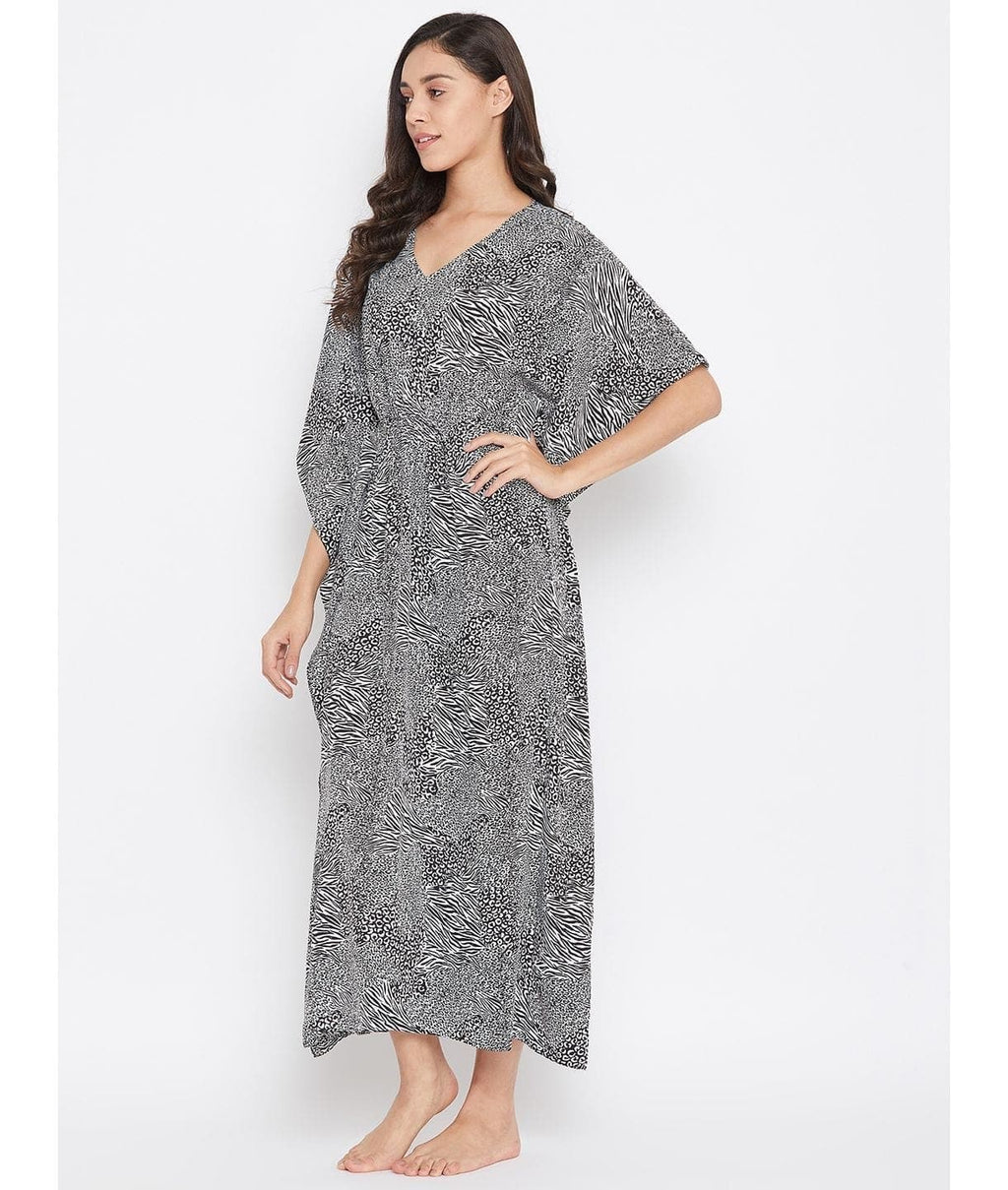 Comfortable Printed Kaftan/Nightie.