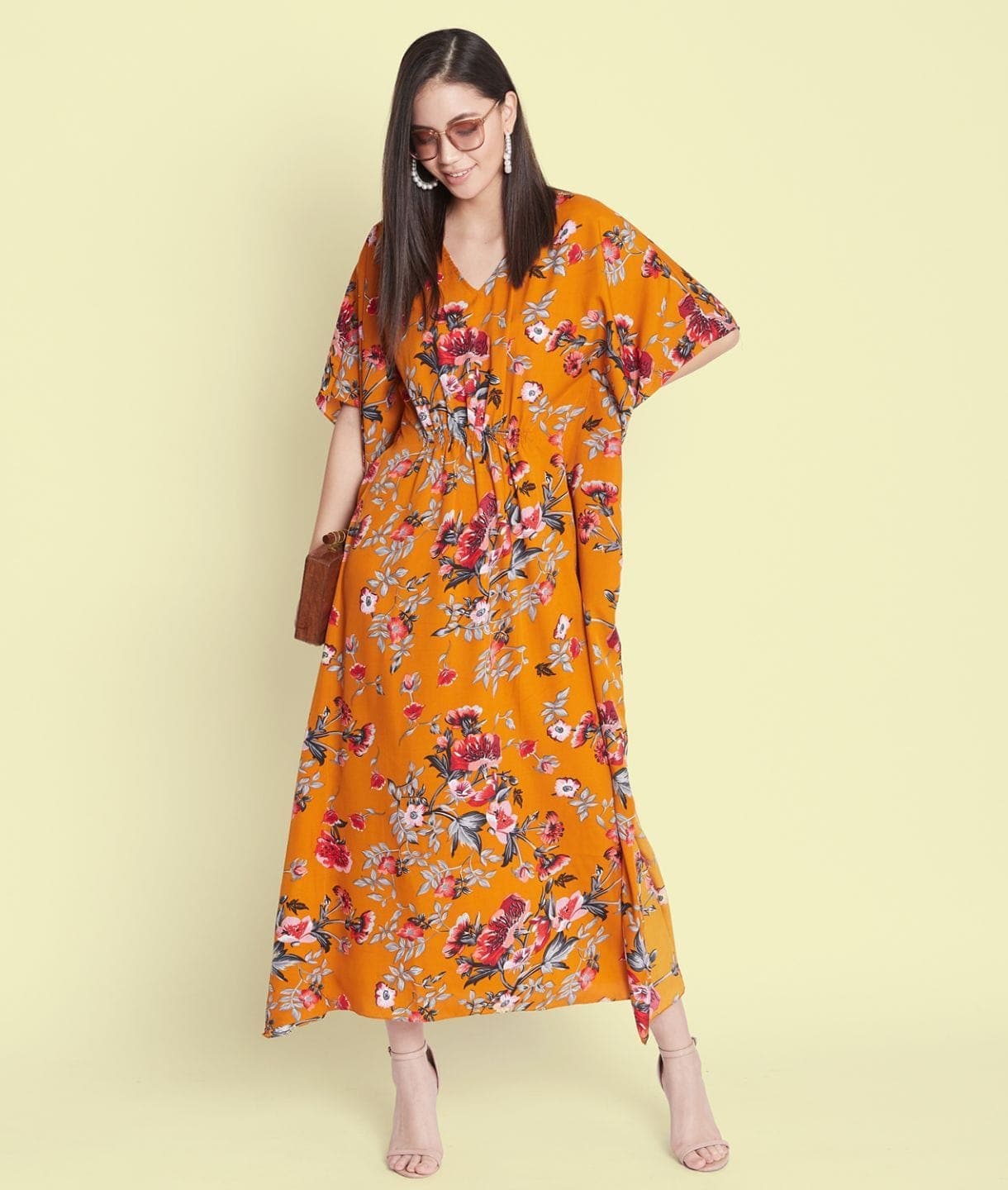 Comfortable Printed Kaftan/Nightie.