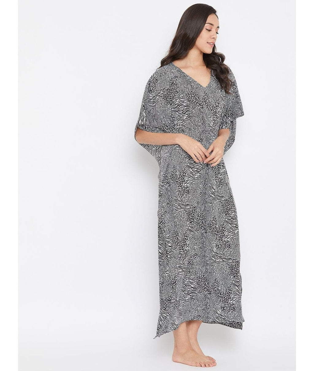 Comfortable Printed Kaftan/Nightie.