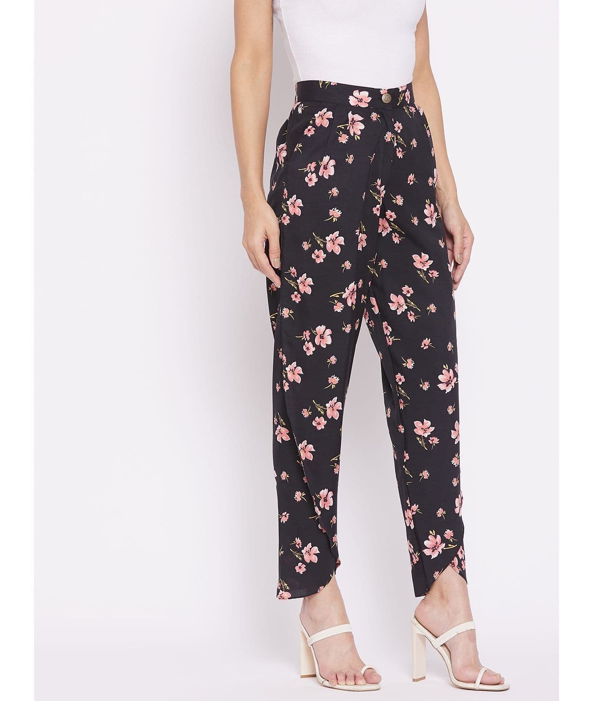 Adjustable Crepe Tulip Pants