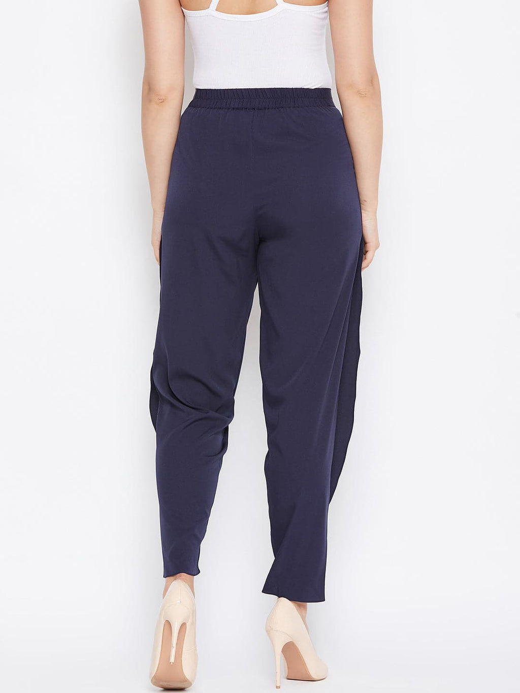 Adjustable Crepe Tulip Pants
