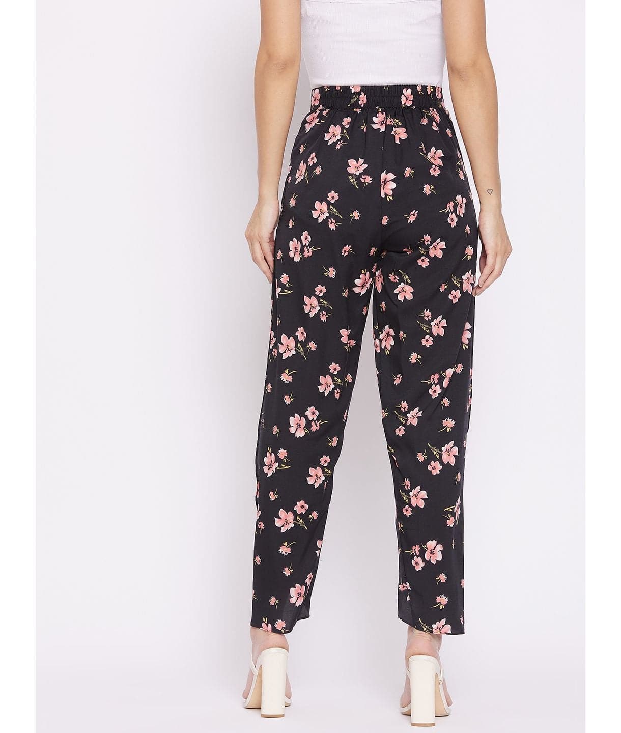 Adjustable Crepe Tulip Pants