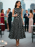 Pure Cotton Panelled Midi Dress