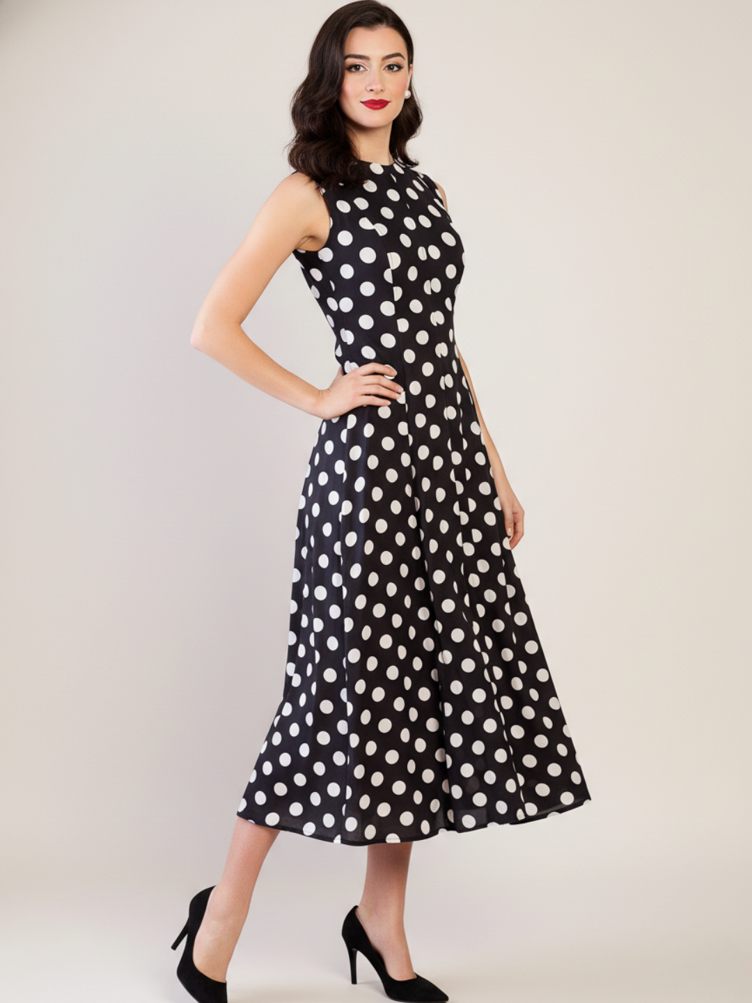 Pure Cotton Panelled Midi Dress