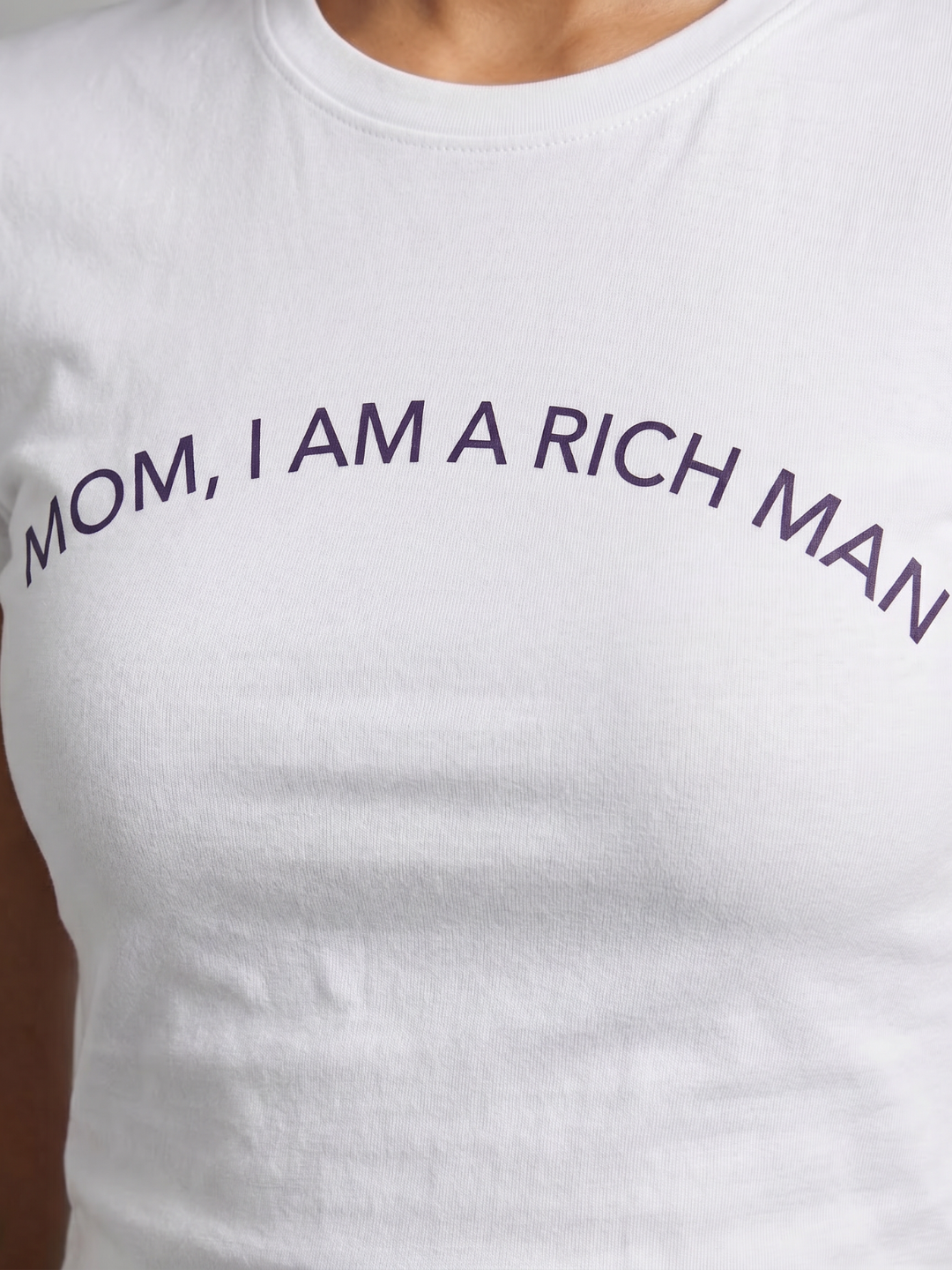180 GSM Cotton Lycra Slogan Tee