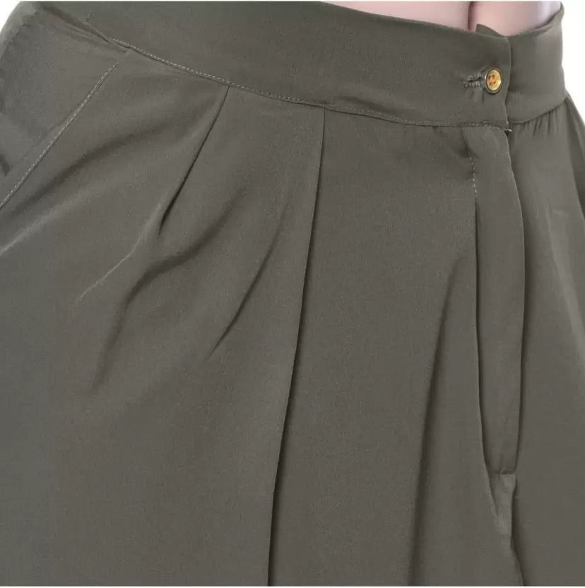 Adjustable Crepe Tulip Pants