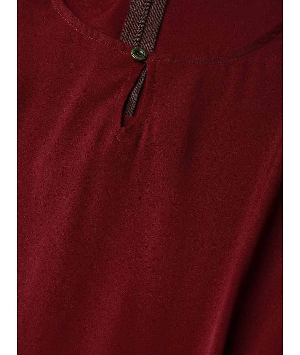 Keyhole Jumpsuit with Belt
