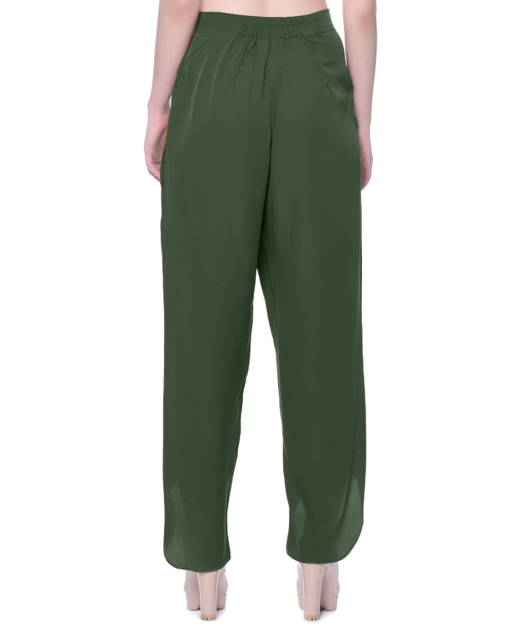 Adjustable Crepe Tulip Pants