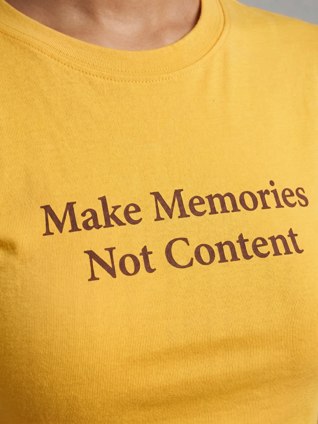 180 GSM Cotton Lycra Slogan Tee