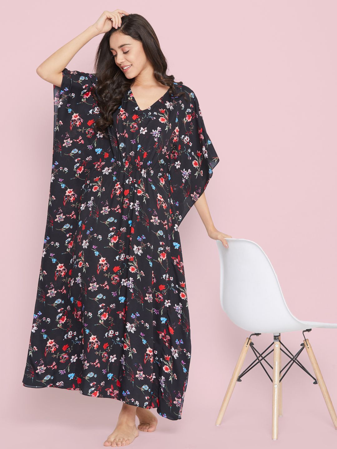 Comfortable Printed Kaftan/Nightie.