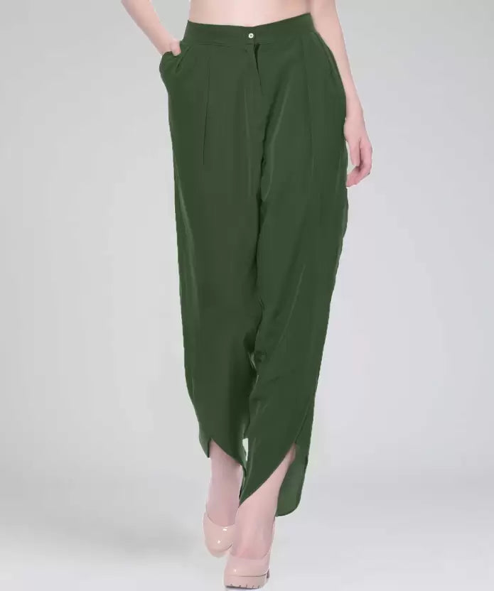 Adjustable Crepe Tulip Pants