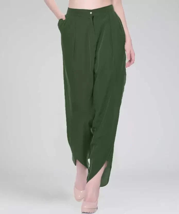 Adjustable Crepe Tulip Pants