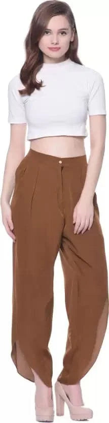 Adjustable Crepe Tulip Pants