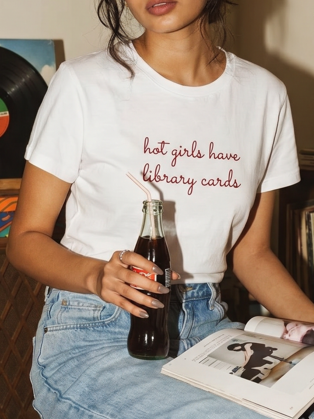180 GSM Cotton Lycra Slogan Tee